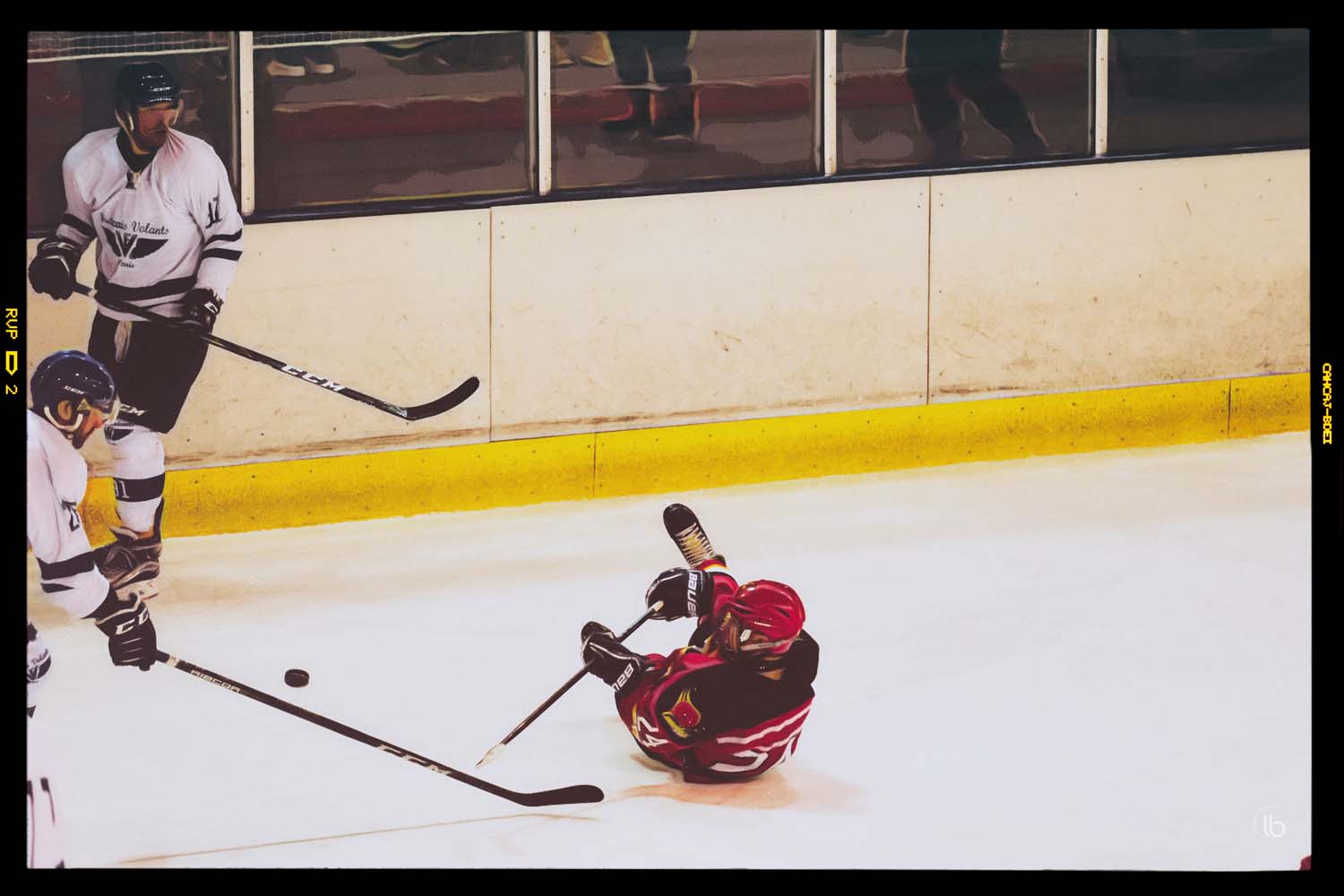 Hockey sur glace - D2 - Meudon Comètes face à Paris Francais Volants - photographe Laurence Bichon